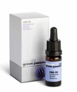 This full spectrum organic CBD oil with blueberry flavour and MCT
