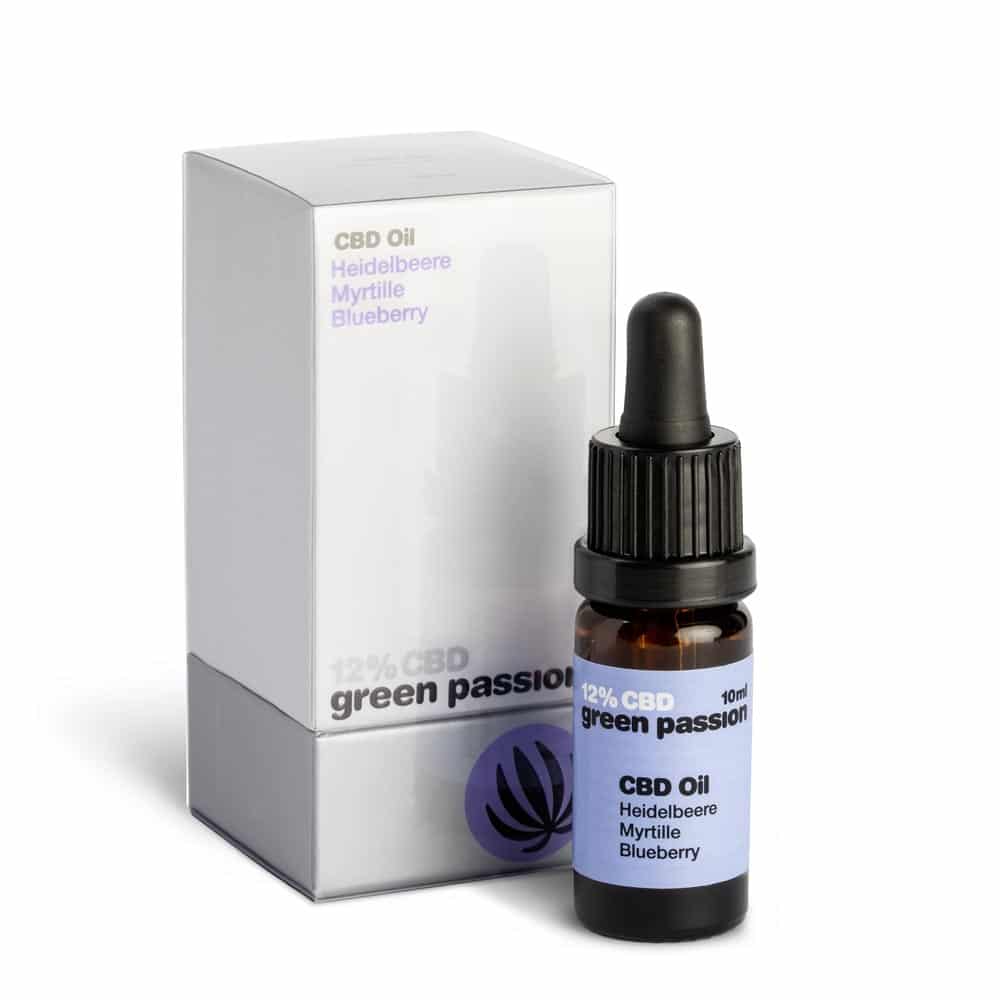 This full spectrum organic CBD oil with blueberry flavour and MCT